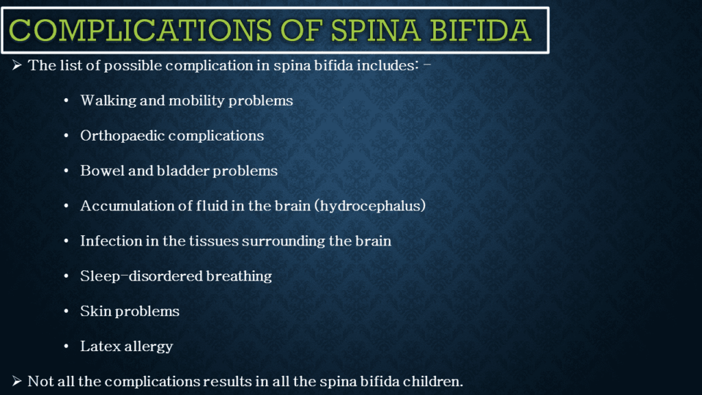 Neurological Disorder Spina Bifida Pictures Neurohealth 0223